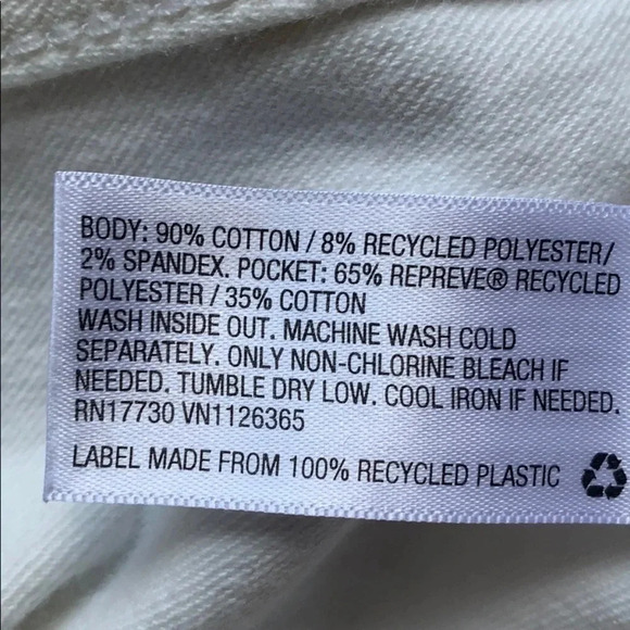 Universal Thread High Rise Raw Hem Midi Shorts Sour Creme - Picture 9 of 11